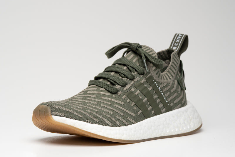 Adidas NMD R2 Primeknit Green Shoes