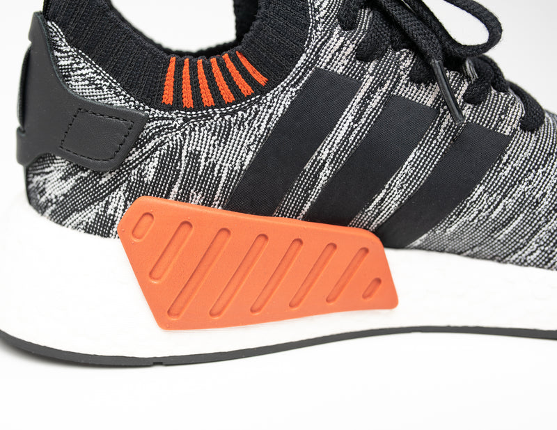 Orginal Adidas NMD R2 Primeknit Black White Future Harvest