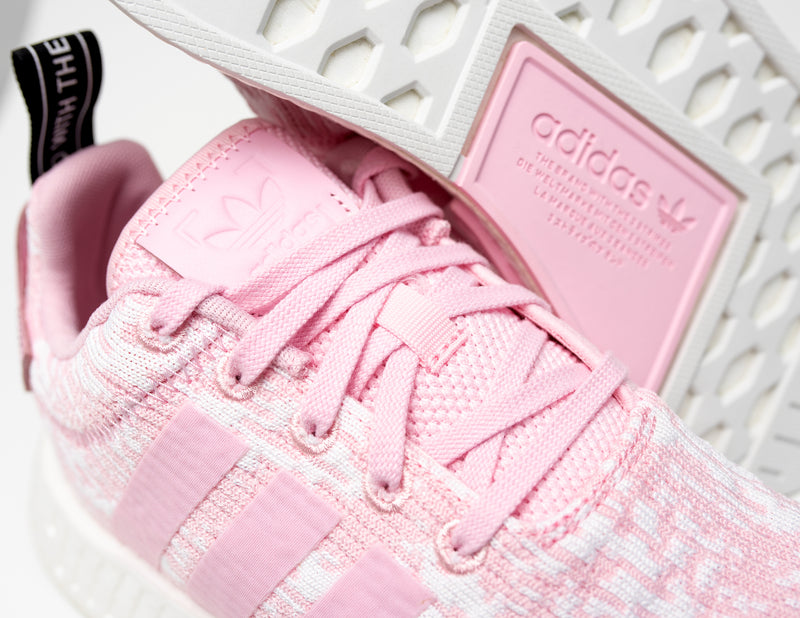 Originals womens nmd r2 trainer pink white Clearance