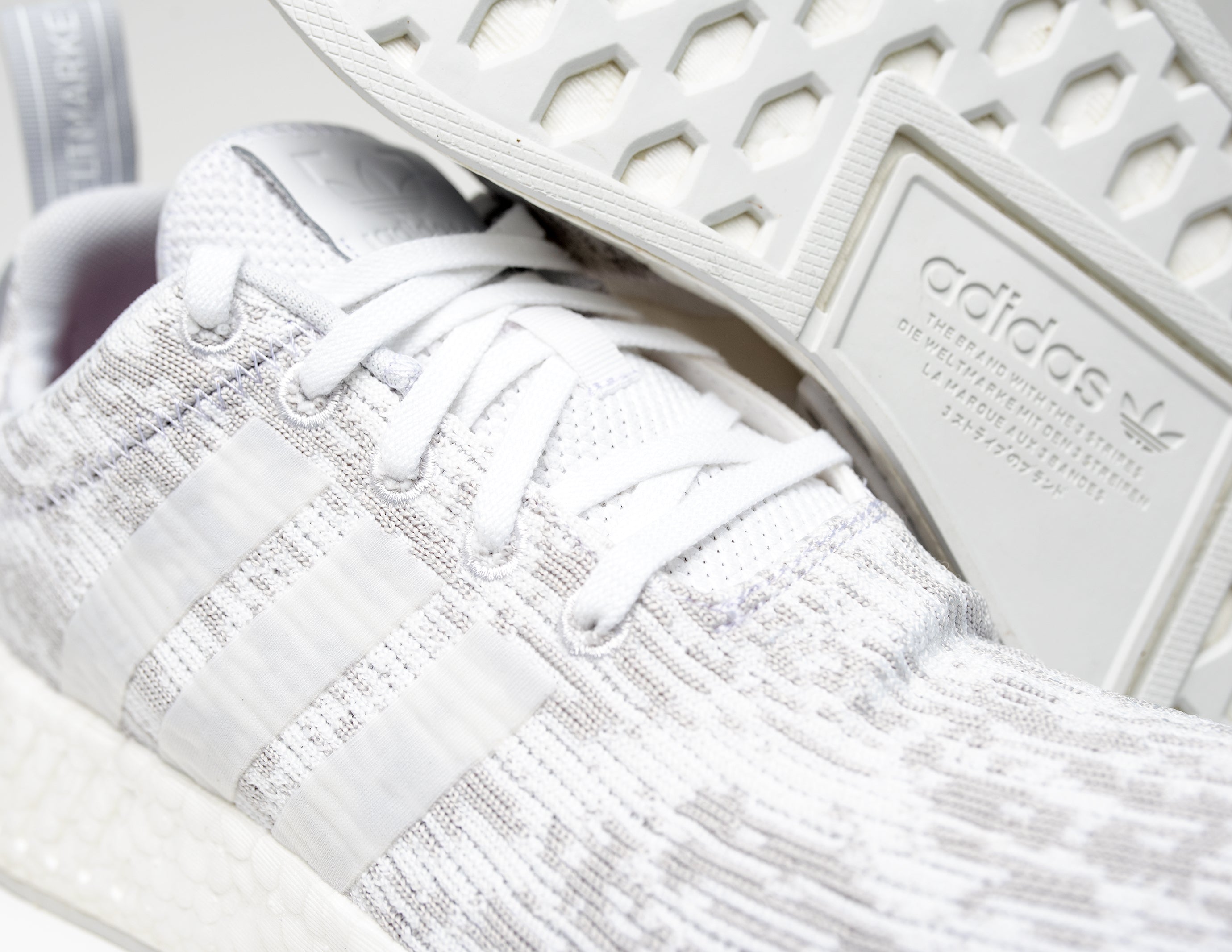 Adidas NMD R2 Grey Glitch Women's Shoes – - Main Image