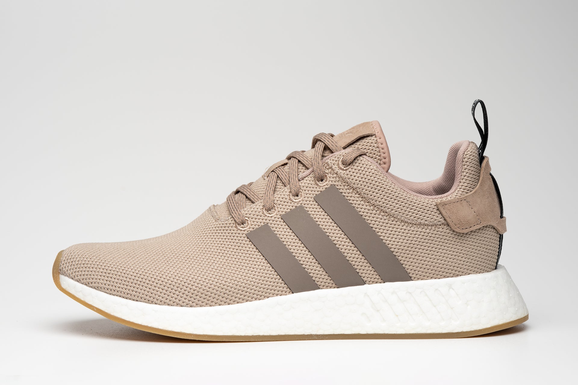 Adidas NMD R2 Primeknit Trace Khaki White Men's Shoes –