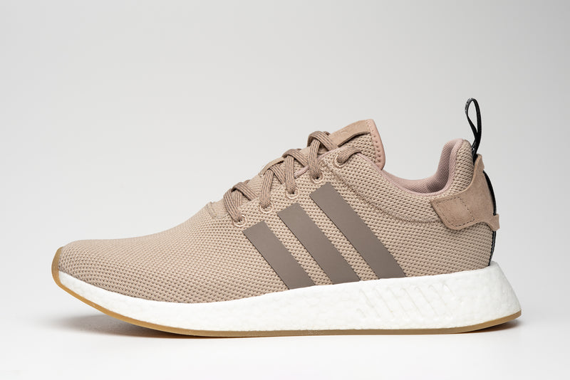 Adidas NMD R2 Primeknit Trace Khaki White