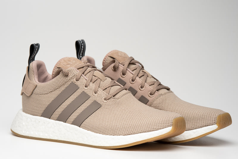 Adidas NMD R2 Primeknit Trace Khaki White