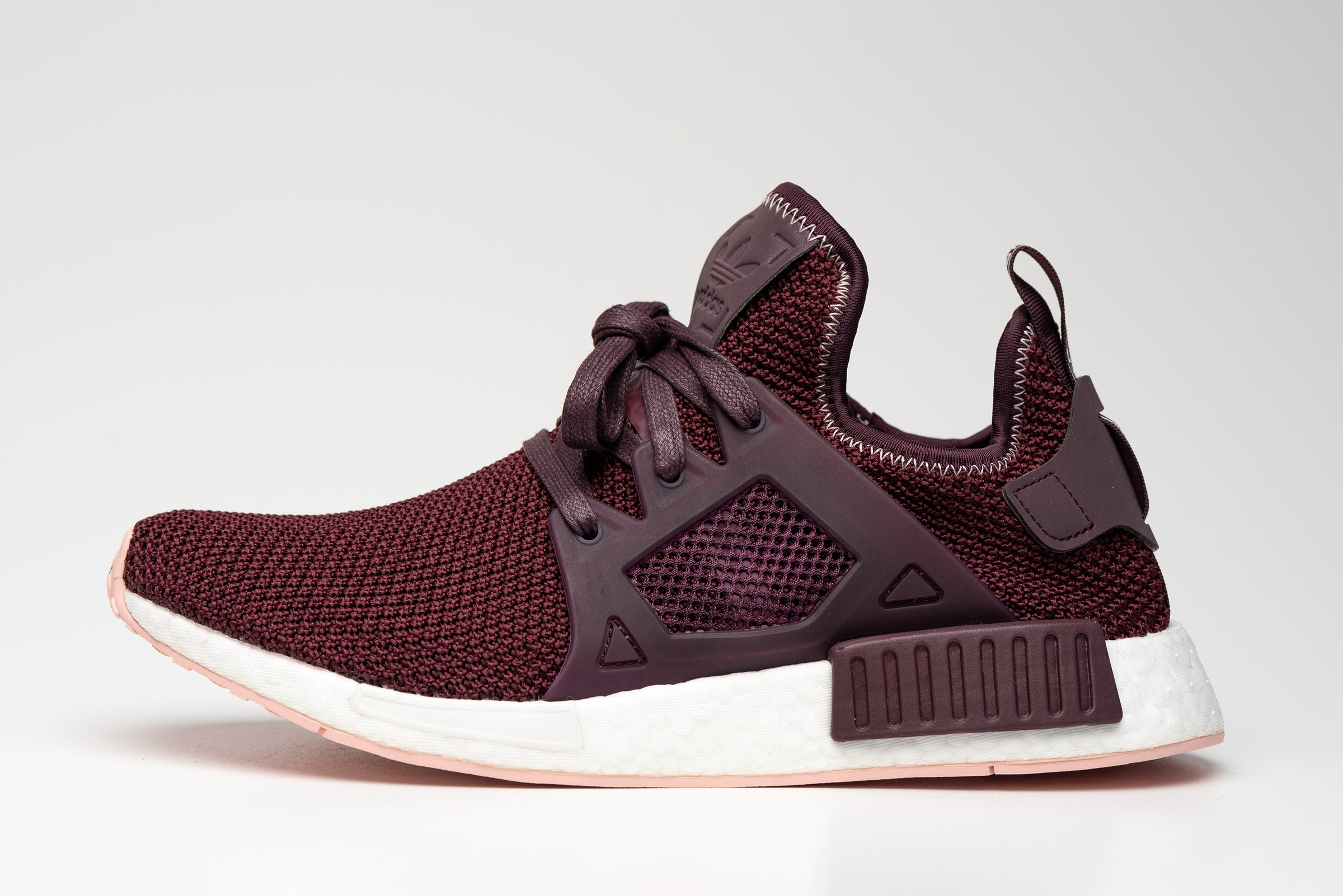 Adidas NMD XR1 Primeknit Dark Burgundy Vapour Pink | Women's Shoes