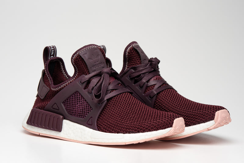 kage Mangler podning Adidas NMD XR1 Primeknit Dark Burgundy Vapour Pink | Women's Shoes