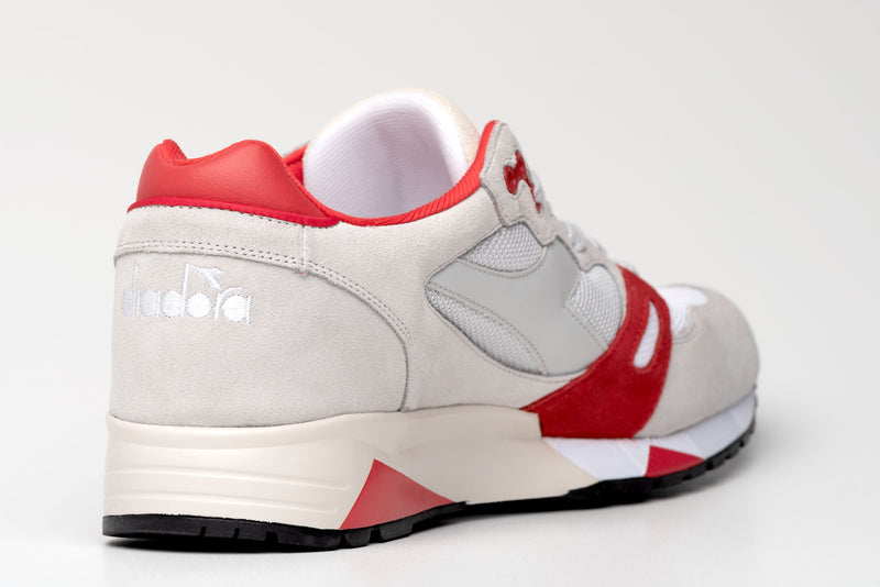 Diadora S8000 Italia Grey and Red